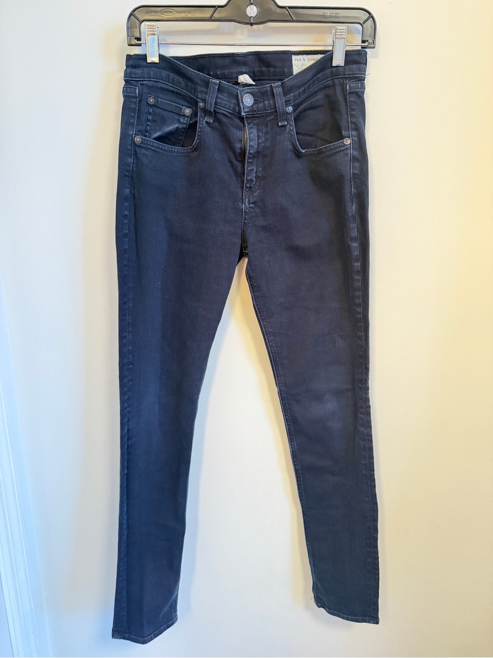 Rag and Bone High Rise Skinny Jeans